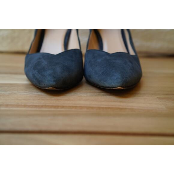 Cole Haan Cushioned Insole Grand OS Suede Courts Heels Pumps Dark Gray Size 6 - Picture 4 of 14